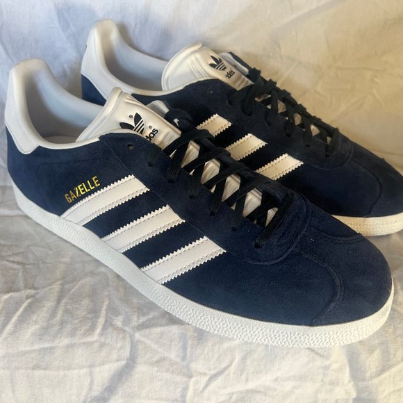 Adidas Gazelle. Brand new, never worn. Blue/white size mens 10 - Picture 3 of 5